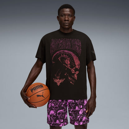 PUMA LAMELO WORLD TOUR-NAMENT TEE I プーマ ラメロ ワールド トーナメント ティー I 632372【メンズ Tシャツ 半袖 コットン オーバーサイズ グラフィック 25FW】
