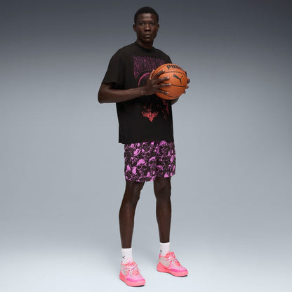 PUMA LAMELO WORLD TOUR-NAMENT TEE I プーマ ラメロ ワールド トーナメント ティー I 632372【メンズ Tシャツ 半袖 コットン オーバーサイズ グラフィック 25FW】