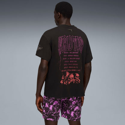 PUMA LAMELO WORLD TOUR-NAMENT TEE I プーマ ラメロ ワールド トーナメント ティー I 632372【メンズ Tシャツ 半袖 コットン オーバーサイズ グラフィック 25FW】