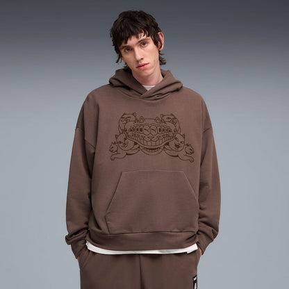 PUMA PUMA x RIPNDIP BOXY GRAPHIC HOODIE プーマ PUMA x RIPNDIP ボクシー グラフィック フーディ 632414【メンズ スウェット フーディー グラフィック リサイクル素材 コラボ 25FW】