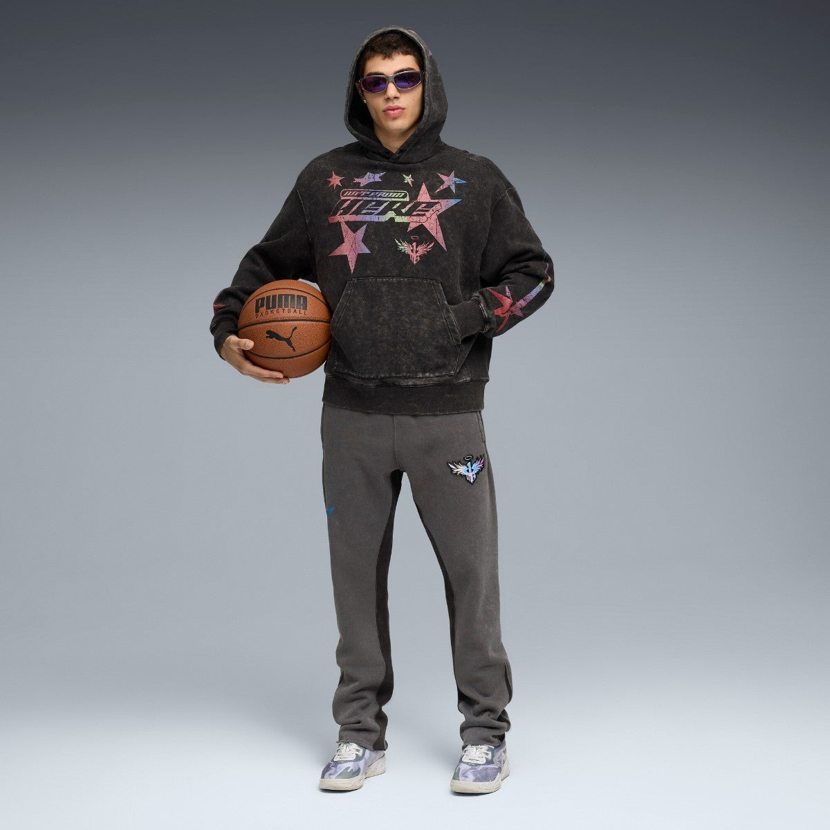 PUMA LAMELO STAR VISION HOODIE プーマ ラメロ スター ビジョン フーディー 632435【メンズ パーカー スウェット フリース リラックスフィット カジュアル 25FW】