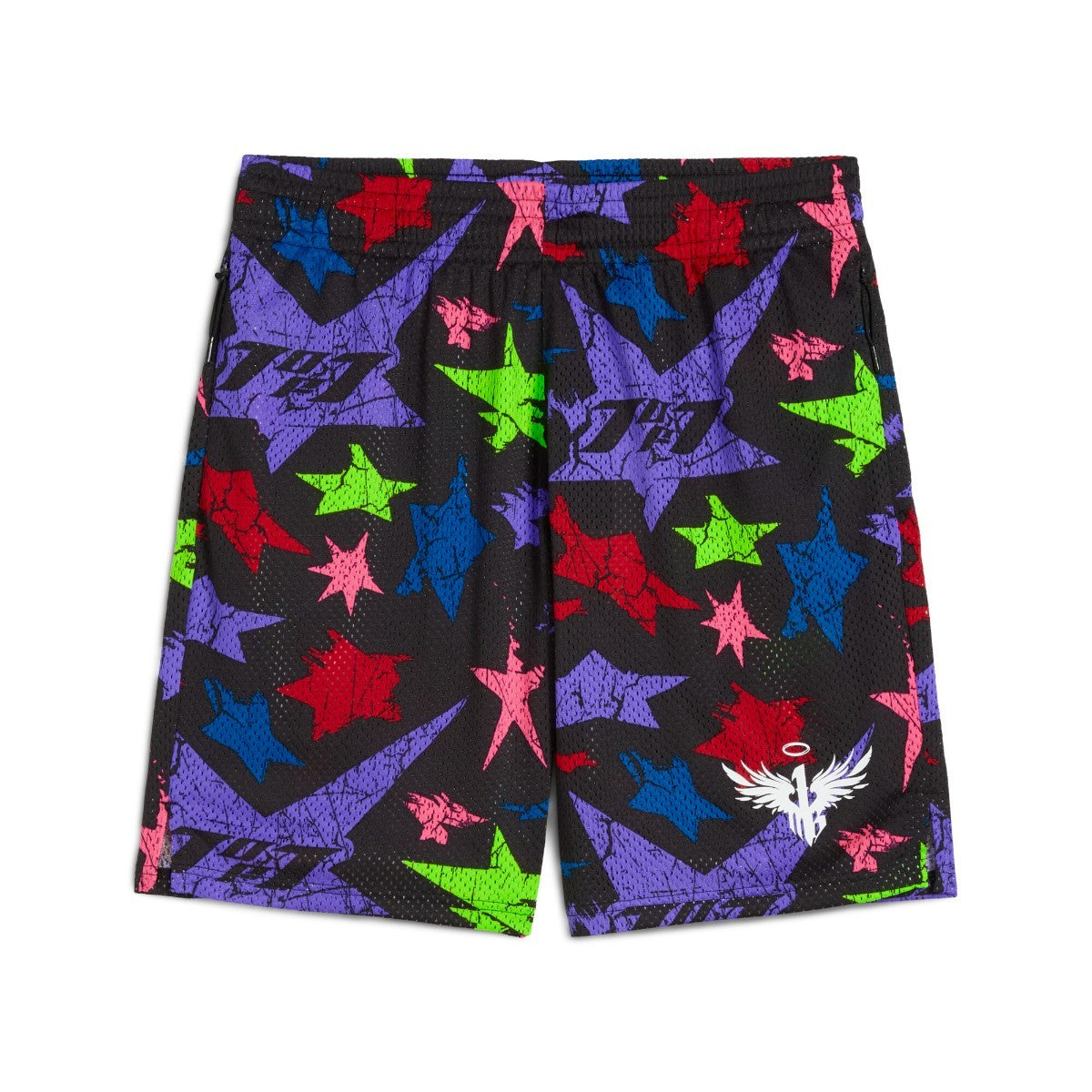 PUMA LAMELO STAR VISION AOP 7INCH SHORTS プーマ ラメロ スター ビジョン AOP 7インチ ショーツ 632436【メンズ ハーフパンツ オーバーサイズ メッシュ 25FW】