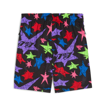 PUMA LAMELO STAR VISION AOP 7INCH SHORTS プーマ ラメロ スター ビジョン AOP 7インチ ショーツ 632436【メンズ ハーフパンツ オーバーサイズ メッシュ 25FW】