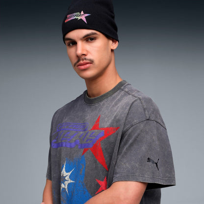 PUMA LAMELO STAR VISION GRAPHIC TEE プーマ ラメロ スター ビジョン グラフィック Tシャツ 632438【メンズ Tシャツ 半袖 オーバーサイズ サステナブル 25FW】