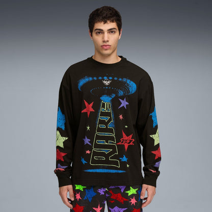 PUMA LAMELO STAR VISION LS TEE プーマ ラメロ スター ビジョン ロングスリーブ Tシャツ 632439【メンズ Tシャツ 長袖 オーバーサイズ サステナブル 25FW】