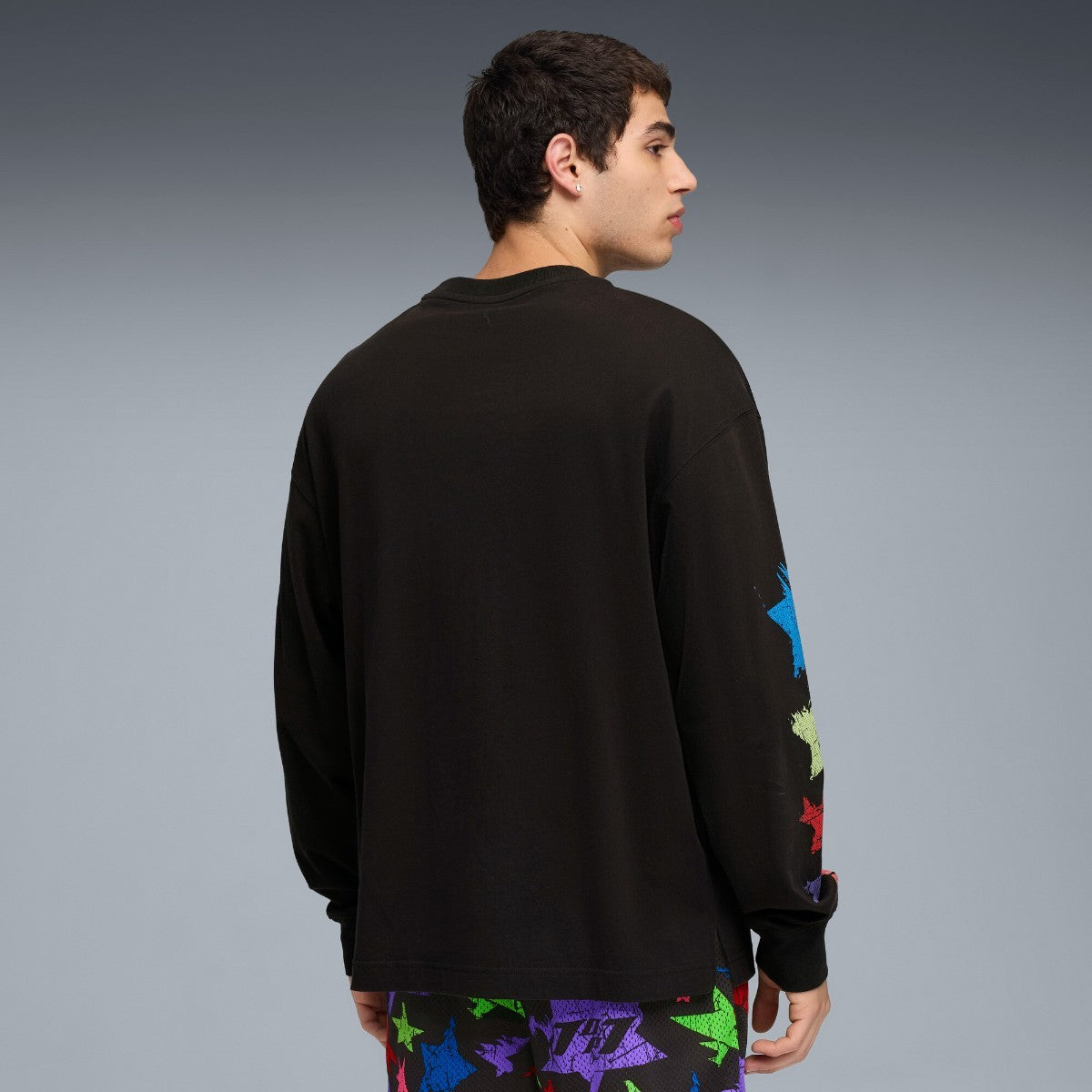 PUMA LAMELO STAR VISION LS TEE プーマ ラメロ スター ビジョン ロングスリーブ Tシャツ 632439【メンズ Tシャツ 長袖 オーバーサイズ サステナブル 25FW】