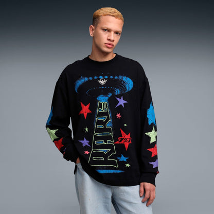 PUMA LAMELO STAR VISION LS TEE プーマ ラメロ スター ビジョン ロングスリーブ Tシャツ 632439【メンズ Tシャツ 長袖 オーバーサイズ サステナブル 25FW】