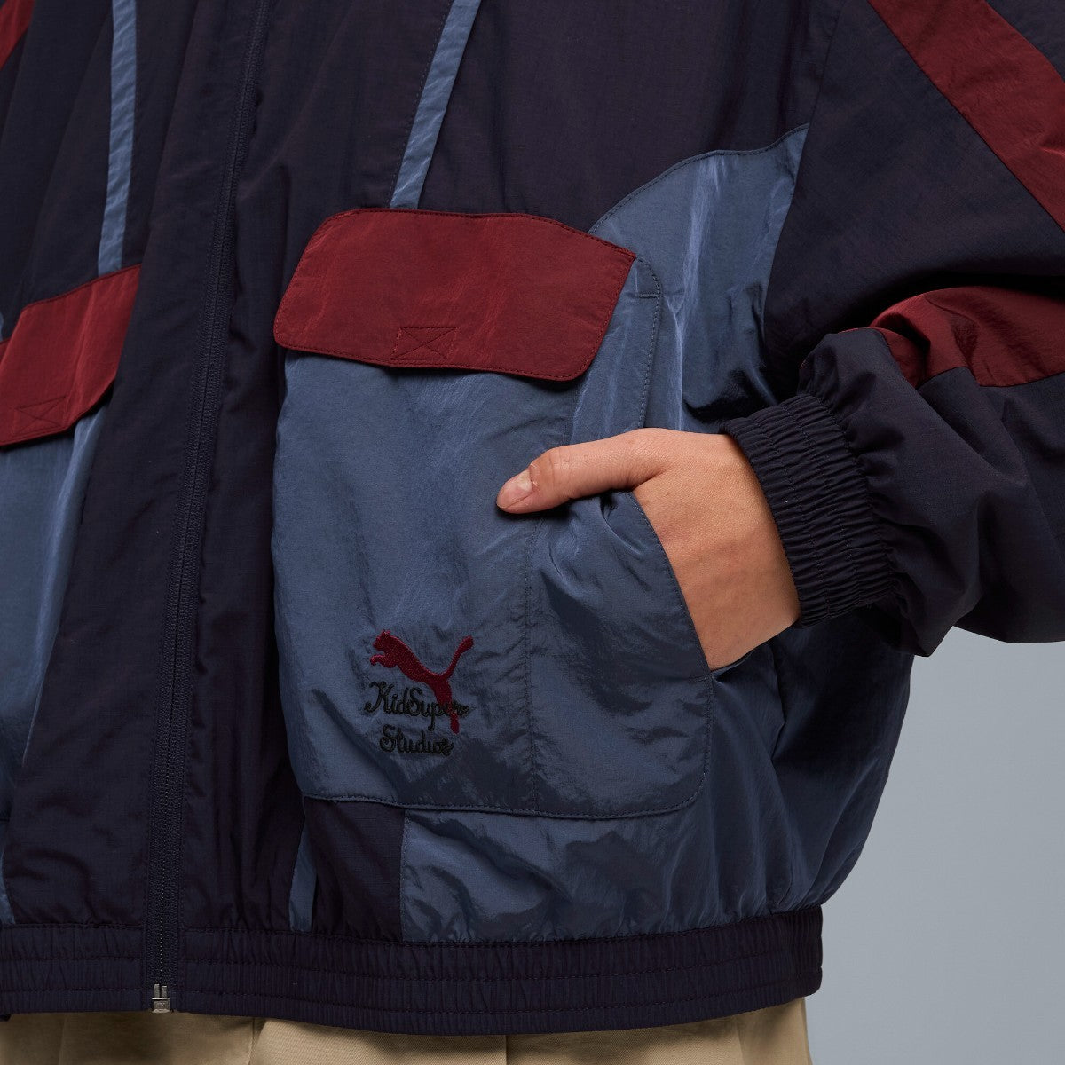 PUMA PUMA x KIDSUPER WINDBREAKER JACKET プーマ プーマ x キッドスーパー ウィンドブレーカー ジャケット 633054【メンズ アウター ジャケット リップストップ素材 コラボ 25FW】