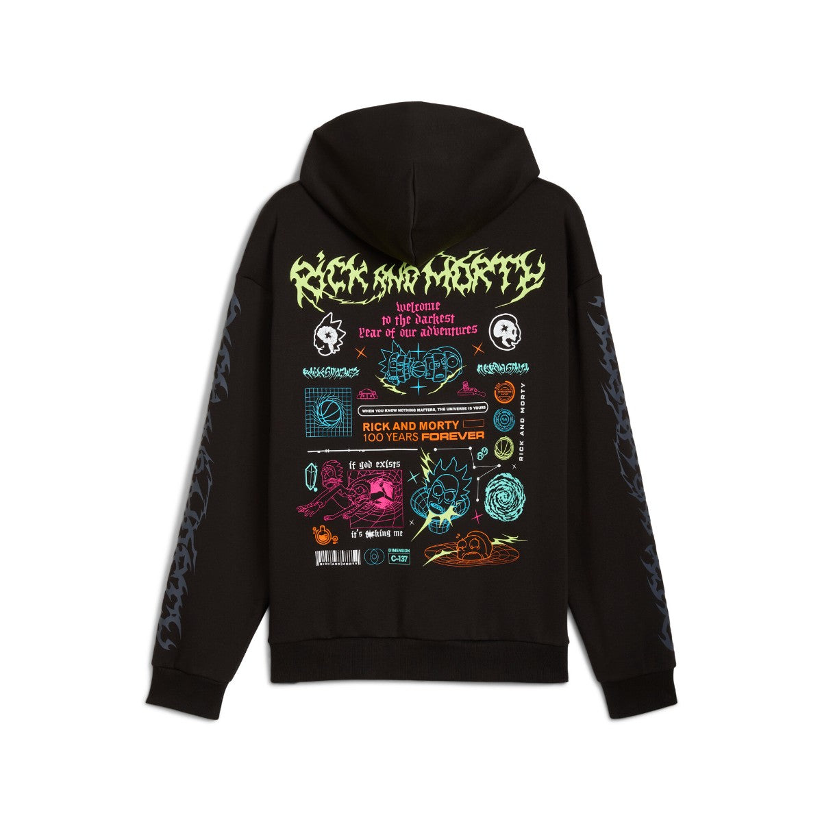 PUMA HOOPS x RICK AND MORTY HOODIE プーマ Hoops x リック アンド モーティー フーディ 633094【メンズ パーカー フーディコラボ 25FW】