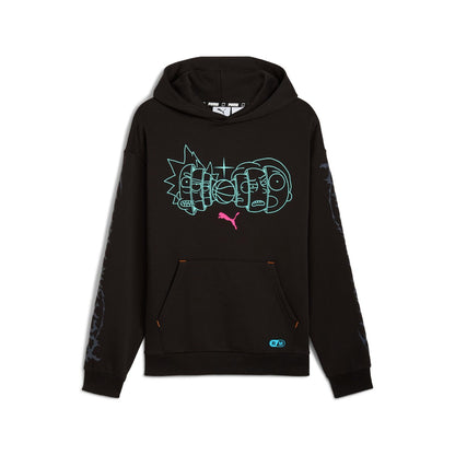 PUMA HOOPS x RICK AND MORTY HOODIE プーマ Hoops x リック アンド モーティー フーディ 633094【メンズ パーカー フーディコラボ 25FW】