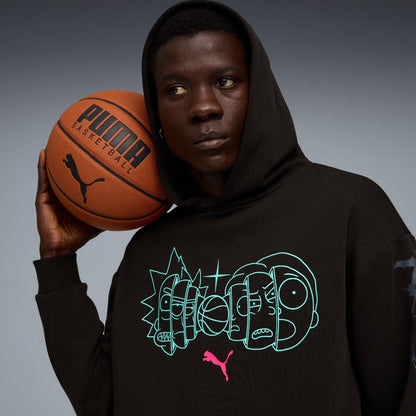 PUMA HOOPS x RICK AND MORTY HOODIE プーマ Hoops x リック アンド モーティー フーディ 633094【メンズ パーカー フーディコラボ 25FW】
