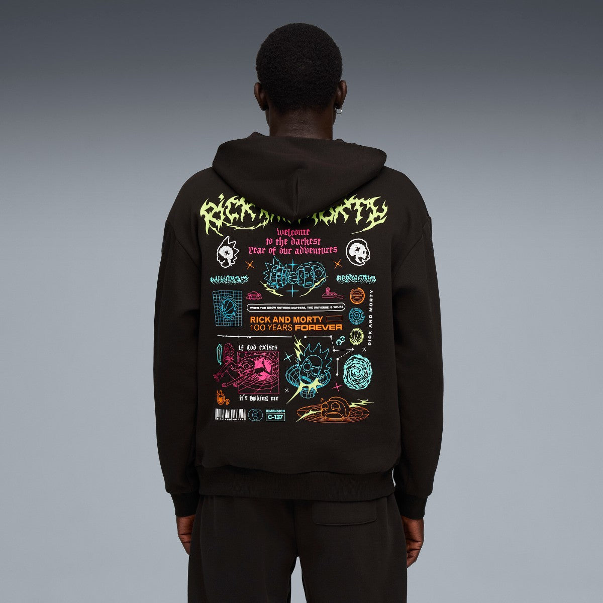 PUMA HOOPS x RICK AND MORTY HOODIE プーマ Hoops x リック アンド モーティー フーディ 633094【メンズ パーカー フーディコラボ 25FW】