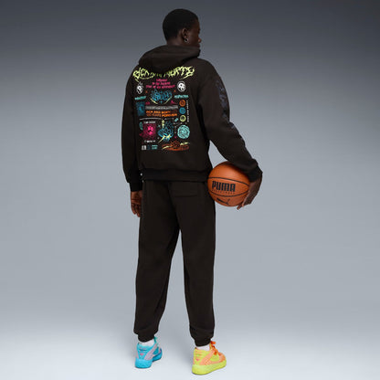PUMA HOOPS x RICK AND MORTY HOODIE プーマ Hoops x リック アンド モーティー フーディ 633094【メンズ パーカー フーディコラボ 25FW】