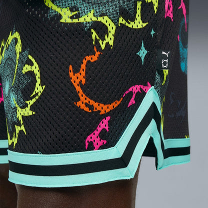 PUMA HOOPS x RICK AND MORTY AOP 5.5-INCH SHORTS プーマ HOOPS x リック アンド モーティー AOP 5.5インチ ショーツ 633096【メンズ ショーツ 総柄 コラボ 25FW】