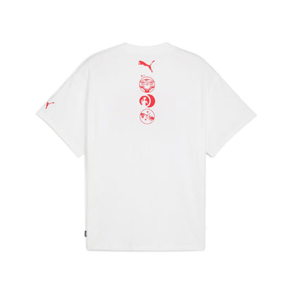 PUMA HOOPS x E.T. TEE I プーマ HOOPS x E.T. Tシャツ I 633103【メンズ Tシャツ 半袖 グラフィック 映画 コラボ 25FW】
