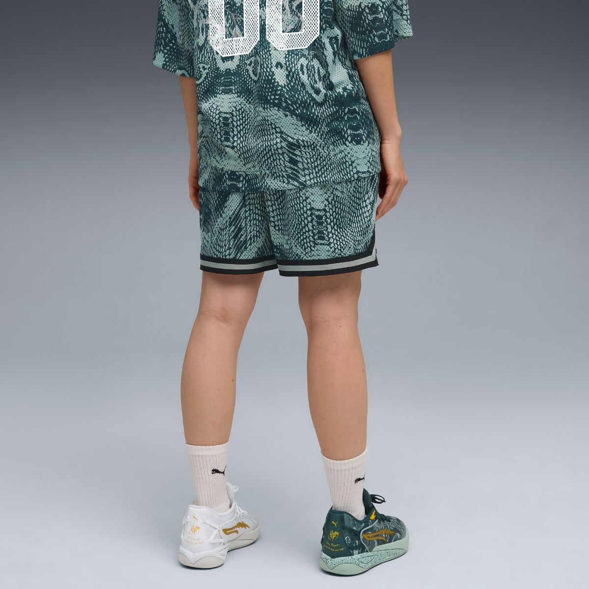 PUMA HOOPS X HARRY POTTER AOP SHORT プーマ フープス×ハリーポッター AOP ショーツ 633114-01【レディース 短パン ショーツ バスケットボールウェア コラボ 25FW】