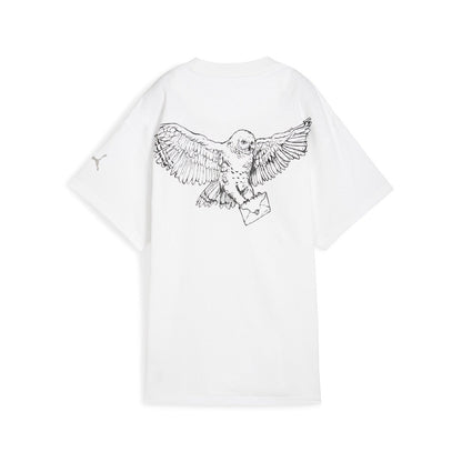 PUMA HOOPS X HARRY POTTER TEE プーマ フープス×ハリーポッター Tシャツ 633115-01【レディース 半袖Tシャツ オーバーサイズ バスケットボールウェア コラボ 25FW】