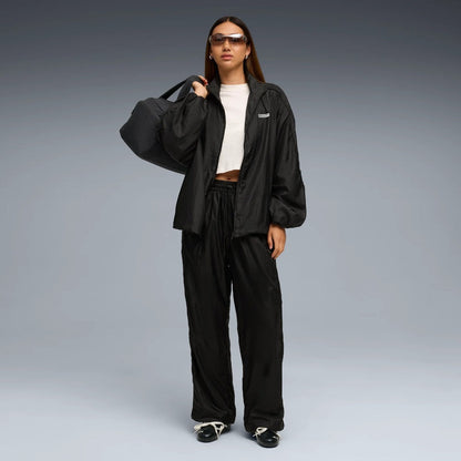 PUMA PUMA x ROSE T7 OVERSIZED TRACK JACKET WV プーマ プーマ x ロゼ T7 オーバーサイズド トラック ジャケット WV 633793【レディース トラックジャケット ジャージ リラックスフィット セットアップ可 コラボ 25FW】