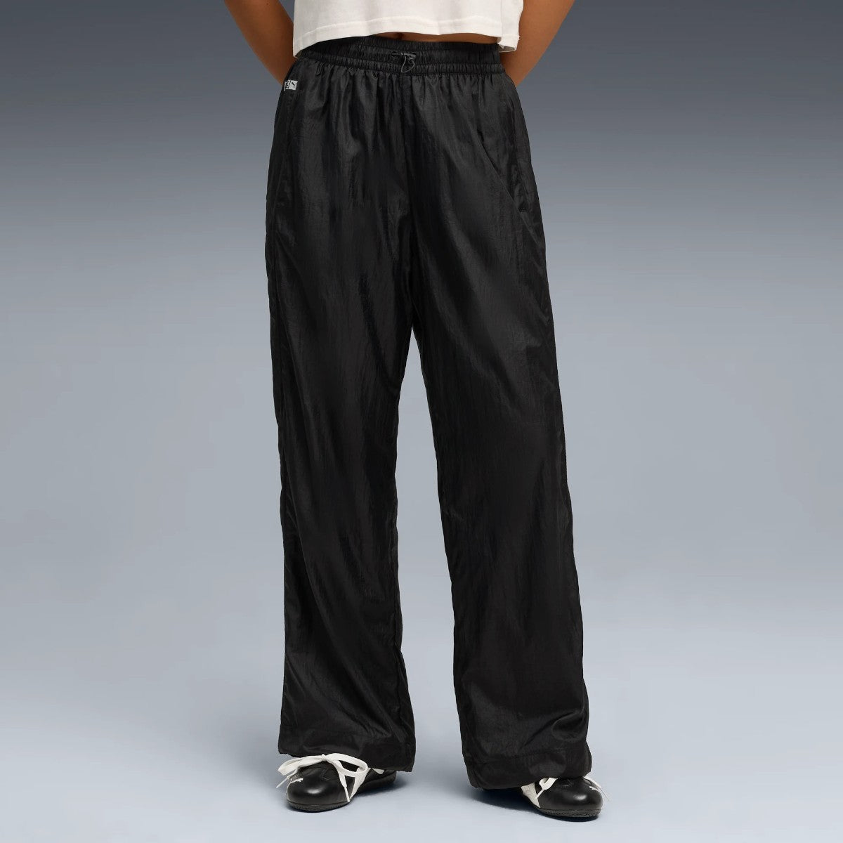 PUMA PUMA x ROSE T7 RELAXED TRACK PANTS WV プーマ プーマ x ロゼ T7 リラックスド トラック パンツ WV 633796【レディース パンツ ボトムス オーバーサイズ ジャージ セットアップ可 コラボ 25FW】