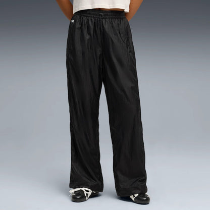 PUMA PUMA x ROSE T7 RELAXED TRACK PANTS WV プーマ プーマ x ロゼ T7 リラックスド トラック パンツ WV 633796【レディース パンツ ボトムス オーバーサイズ ジャージ セットアップ可 コラボ 25FW】