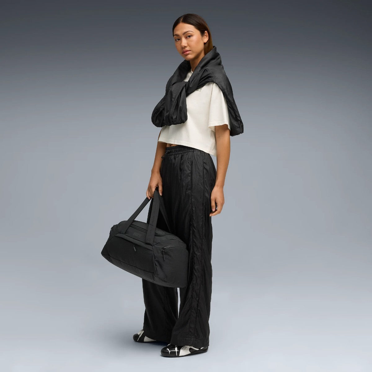 PUMA PUMA x ROSE T7 RELAXED TRACK PANTS WV プーマ プーマ x ロゼ T7 リラックスド トラック パンツ WV 633796【レディース パンツ ボトムス オーバーサイズ ジャージ セットアップ可 コラボ 25FW】