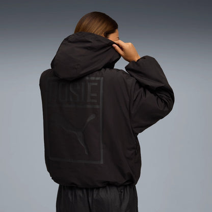 PUMA PUMA x ROSE OVERSIZED HALF-ZIP PADDED JACKET プーマ プーマ x ロゼ オーバーサイズド ハーフジップ パデッド ジャケット 633797【レディース アウター ジャケット ハーフジップ コラボ 25FW】