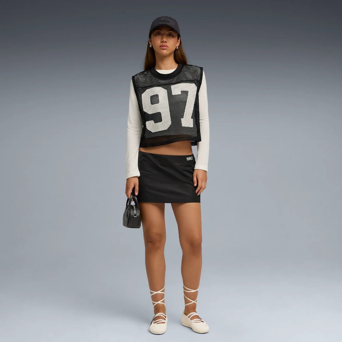 PUMA PUMA x ROSE SLIM MICRO MINI SKIRT WV プーマ プーマ x ロゼ スリム マイクロ ミニ スカート WV 633798【レディース スカート ボトムス ショート丈 コラボ 25FW】