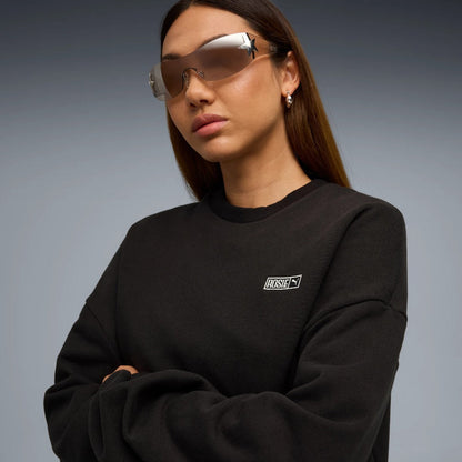 PUMA PUMA x ROSE OVERSIZED CREW TR プーマ プーマ x ロゼ オーバーサイズド クルー TR 633803【レディース トップス クルーネック コラボ 25FW】
