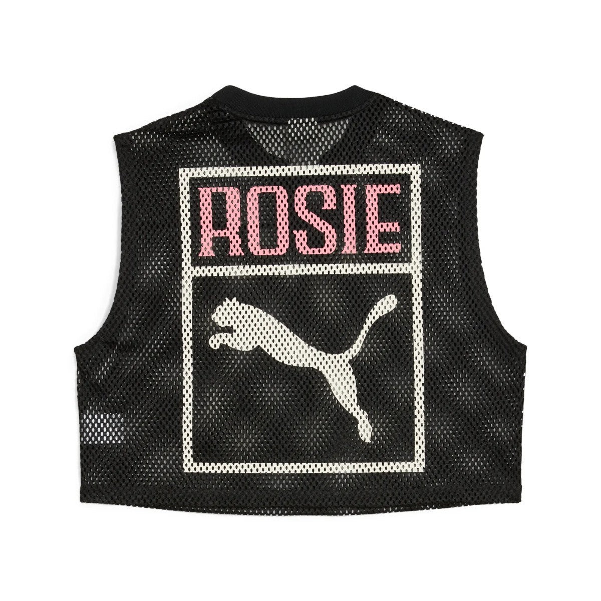トップス PUMA X ROSE Relaxed Mesh Top S Puma x Rosé Womens Relaxed Mesh Top – Extra Butter
