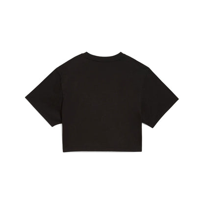 PUMA PUMA x ROSE RELAXED TEE プーマ プーマ x ロゼ リラックスド Tシャツ 633806【レディース Tシャツ 半袖 リラックスシルエット ロゴ コラボ 25FW】