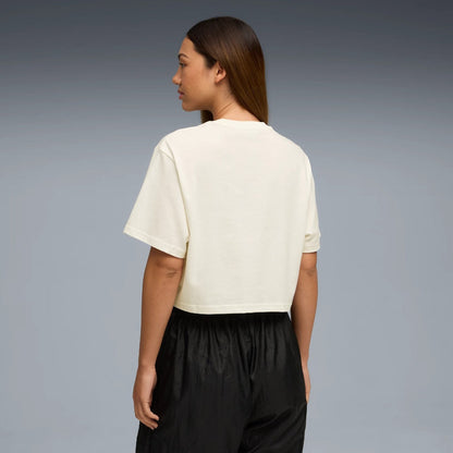 PUMA PUMA x ROSE RELAXED TEE プーマ プーマ x ロゼ リラックスド Tシャツ 633806【レディース Tシャツ 半袖 リラックスシルエット ロゴ コラボ 25FW】