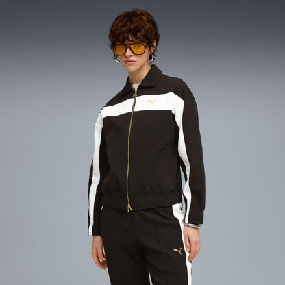 PUMA T7 RELAXED TRACK JACKET プーマ T7 リラックスド トラック ジャケット 633960【レディース トラックジャケット ジャージ ストリート スポーツファッション リラックスフィット 25FW】