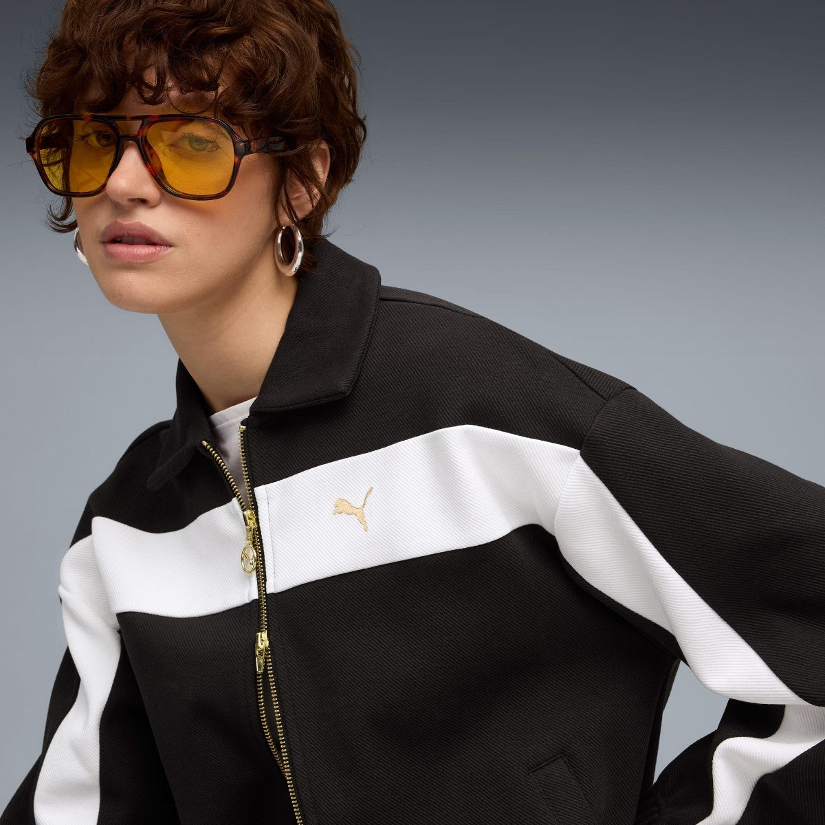 PUMA T7 RELAXED TRACK JACKET プーマ T7 リラックスド トラック ジャケット 633960【レディース トラックジャケット ジャージ ストリート スポーツファッション リラックスフィット 25FW】