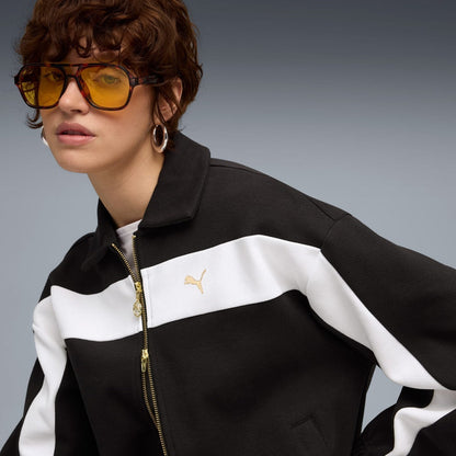 PUMA T7 RELAXED TRACK JACKET プーマ T7 リラックスド トラック ジャケット 633960【レディース トラックジャケット ジャージ ストリート スポーツファッション リラックスフィット 25FW】