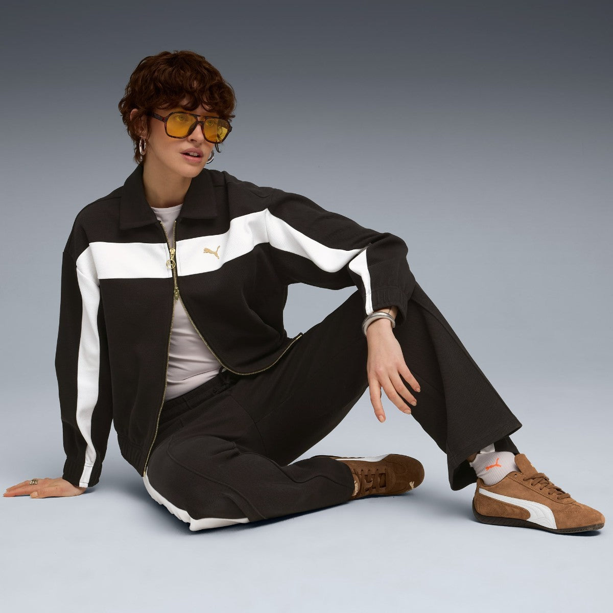 PUMA T7 RELAXED TRACK JACKET プーマ T7 リラックスド トラック ジャケット 633960【レディース トラックジャケット ジャージ ストリート スポーツファッション リラックスフィット 25FW】