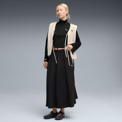 PUMA DARE TO SLIM CROPPED TRACK JACKET プーマ DARE TO スリム クロップド トラックジャケット 633966【レディース アウター ショートジャケット スリムフィット スペーサー生地 トレンド サステナブル 25FW】