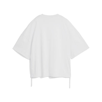 PUMA DARE TO OVERSIZED RUCHED TEE プーマ DARE TO オーバーサイズド ルーシュド Tシャツ 633968【レディース クルーネックTシャツ 半袖 オーバーサイズ カジュアル ジャージー素材 25FW】
