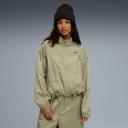 PUMA DARE TO OVERSIZED WOVEN JACKET プーマ DARE TO オーバーサイズド ウーブン ジャケット 633971【レディース アウター ジャケット オーバーサイズ リラックス リップストップ リサイクル素材 25FW】