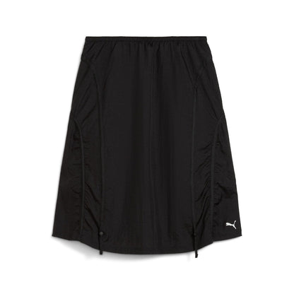 PUMA DARE TO WOVEN MIDI SKIRT プーマ DARE TO ウーブン ミディ スカート 633976【レディース スカート レギュラーフィット リップストップ ロング丈 リサイクル素材 25FW】