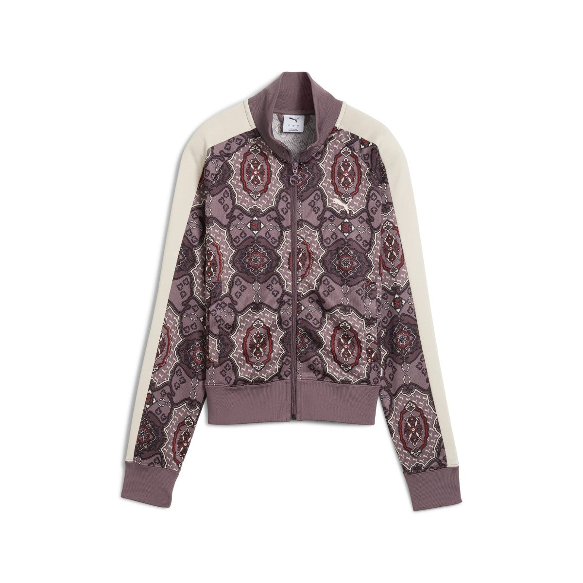 PUMA T7 VINTAGE PREP AOP TRACK JACKET PT プーマ T7 ヴィンテージ プレップ オールオーバープリント トラック ジャケット PT 634475【レディース トラックジャケット クラシック 総柄 25FW】