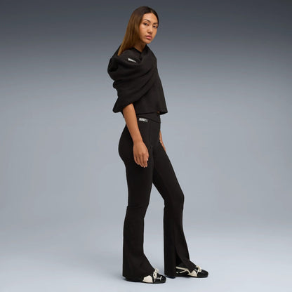 PUMA PUMA x ROSE SLIM PINTUCK FLARED LEGGINGS プーマ プーマ x ロゼ スリム ピンタック フレア レギンス 635156【レディース ボトムス トレーニング ロゴ コラボ 25FW】