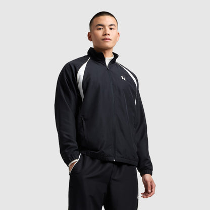 New Balance Klutch Men's Woven Track Jacket ニューバランス クラッチ ウーブン トラック ジャケット MJ53616【メンズ 速乾性 スポーティー トレーニング ウーブン ナイロン ジップ ジャケット 25FW】
