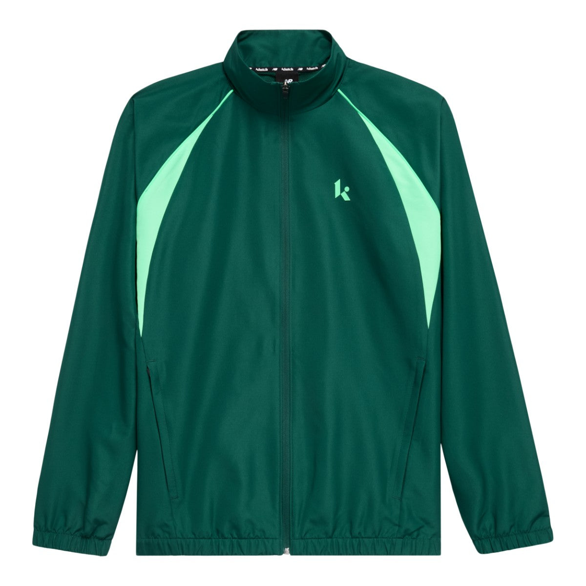 New Balance Klutch Men's Woven Track Jacket ニューバランス クラッチ ウーブン トラック ジャケット MJ53616【メンズ 速乾性 スポーティー トレーニング ウーブン ナイロン ジップ ジャケット 25FW】