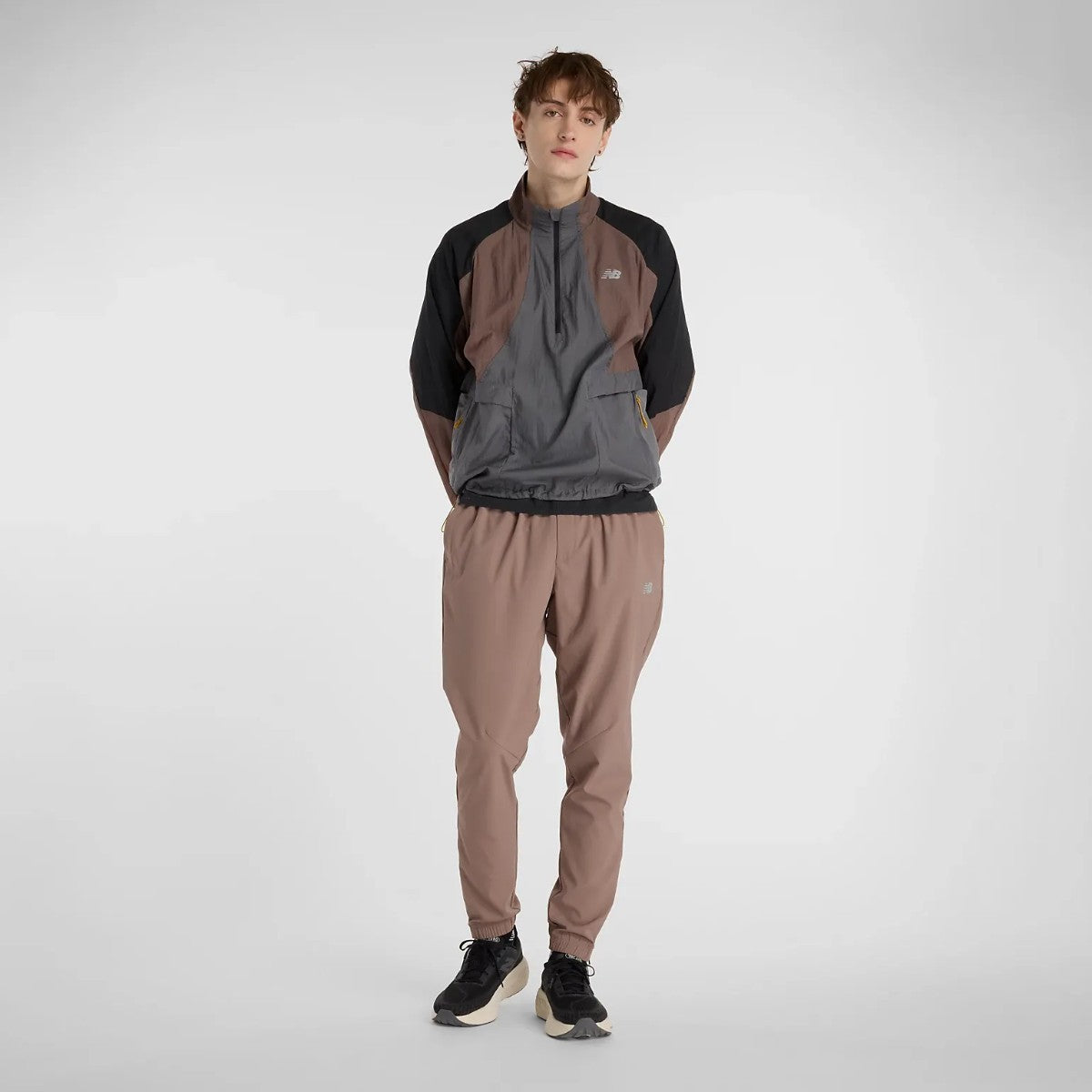 New Balance Better Run Water Resistant Jacket ニューバランス ベター ラン ウォーター レジスタント ジャケット MO53206【メンズ 撥水ジャケット 軽量ナイロン ベンチレーション 機能性ウェア アウトドア対応 25FW】