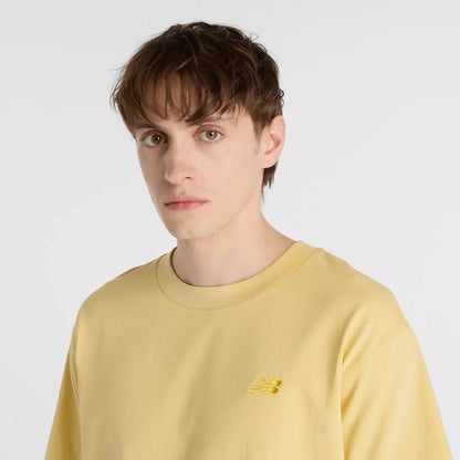 New Balance Athletics Cotton T-Shirt ニューバランス アスレチックス コットン Tシャツ MT41533【メンズ 半袖Tシャツ コットン素材 リラックスフィット 刺繍ロゴ 25FW】