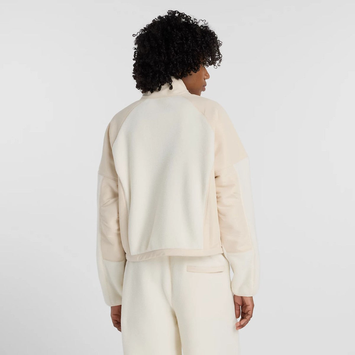 New Balance High Pile Fleece Jacket ニューバランス ハイパイルフリースジャケット WJ53503【メンズ フリースジャケット 裏起毛 NBロゴ刺繍 25FW】