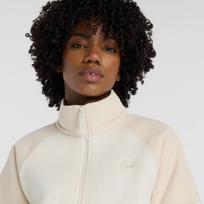 New Balance High Pile Fleece Jacket ニューバランス ハイパイルフリースジャケット WJ53503【メンズ フリースジャケット 裏起毛 NBロゴ刺繍 25FW】