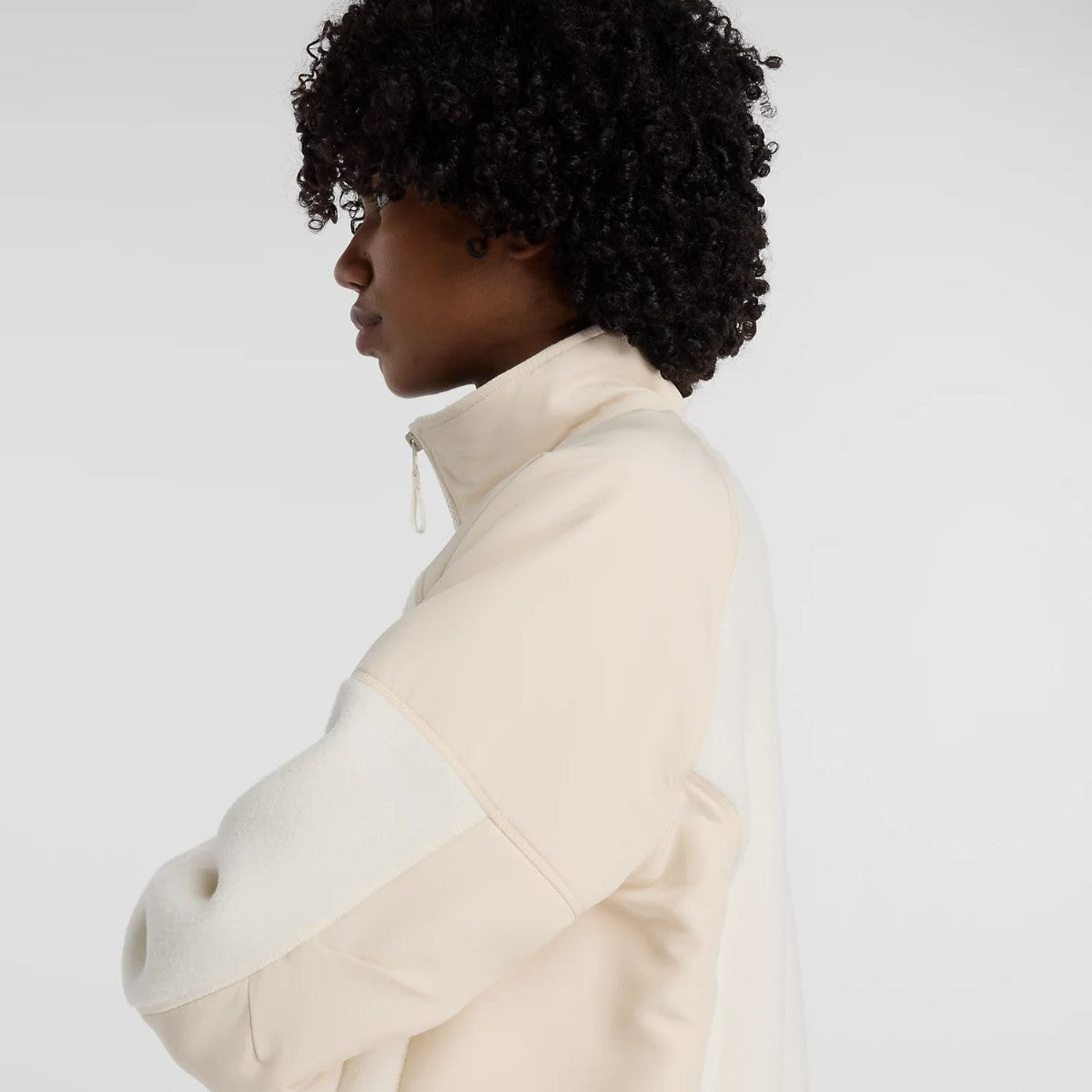 New Balance High Pile Fleece Jacket ニューバランス ハイパイルフリースジャケット WJ53503【メンズ フリースジャケット 裏起毛 NBロゴ刺繍 25FW】