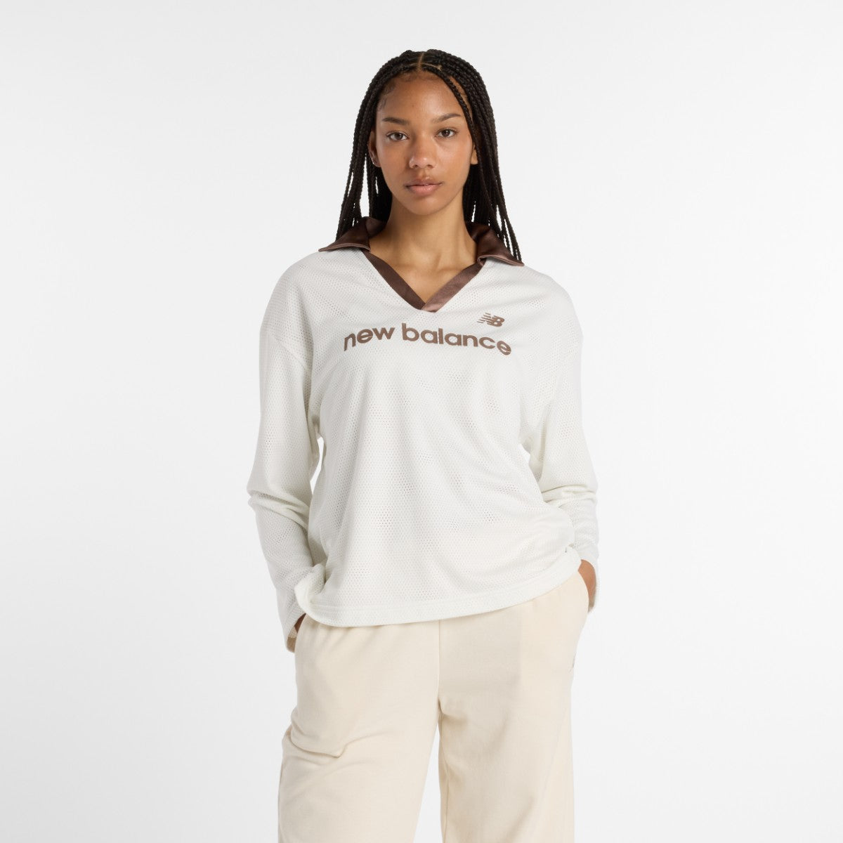New Balance Mesh Jersey Long Sleeve WT53530 – Kinetics