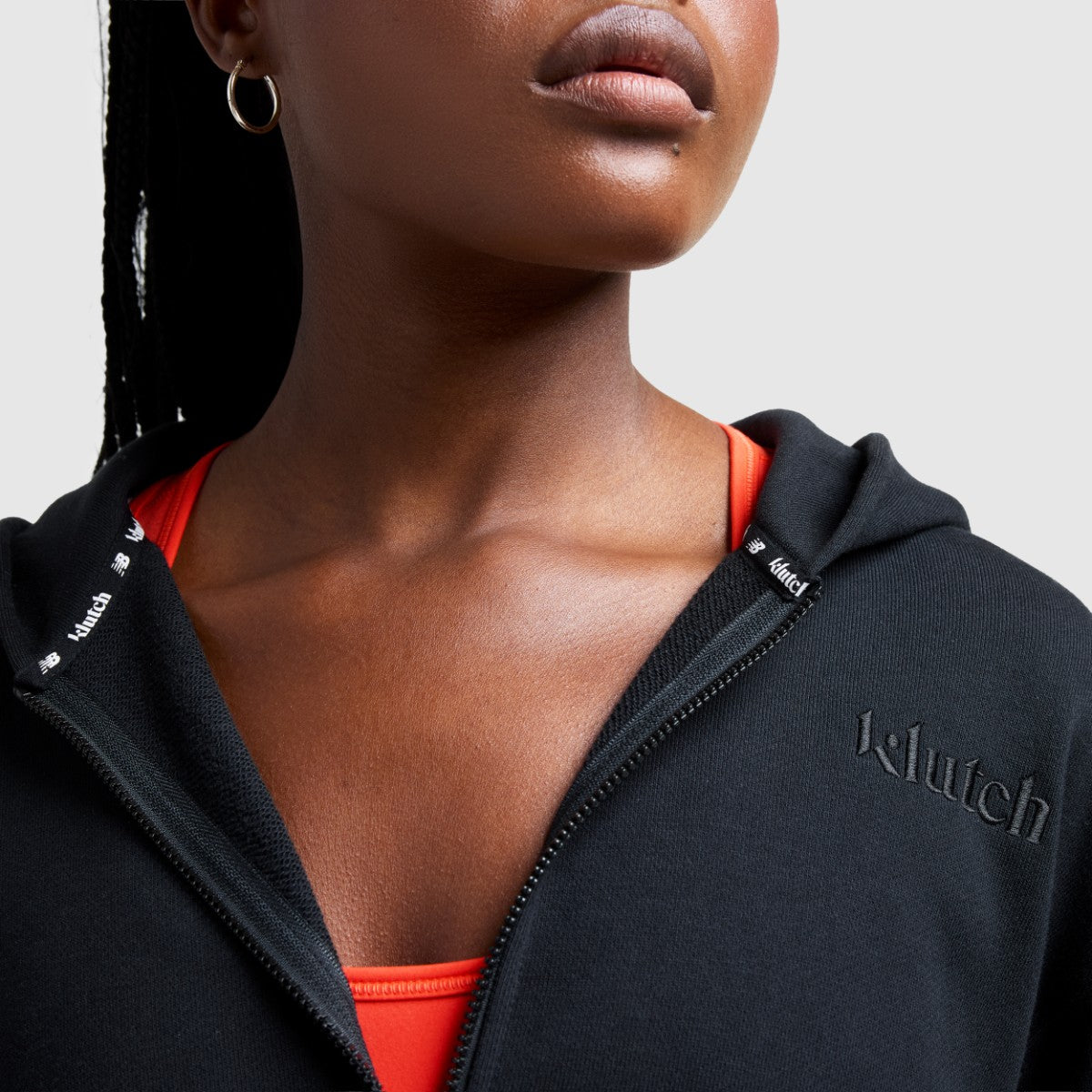 New Balance Klutch Women's Fleece Full Zip ニューバランス クラッチ フリース フルジップ WT53613【レディース フリース フルジップ フーディ カジュアル リラックスフィット デイリー 快適 25FW】